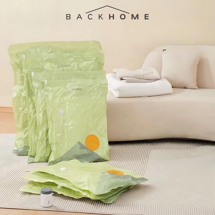 Vacuum Compression Bag - Tas Vacuum Serbaguna Praktis Untuk Traveling Vacuum Bag Kantung Vacuum