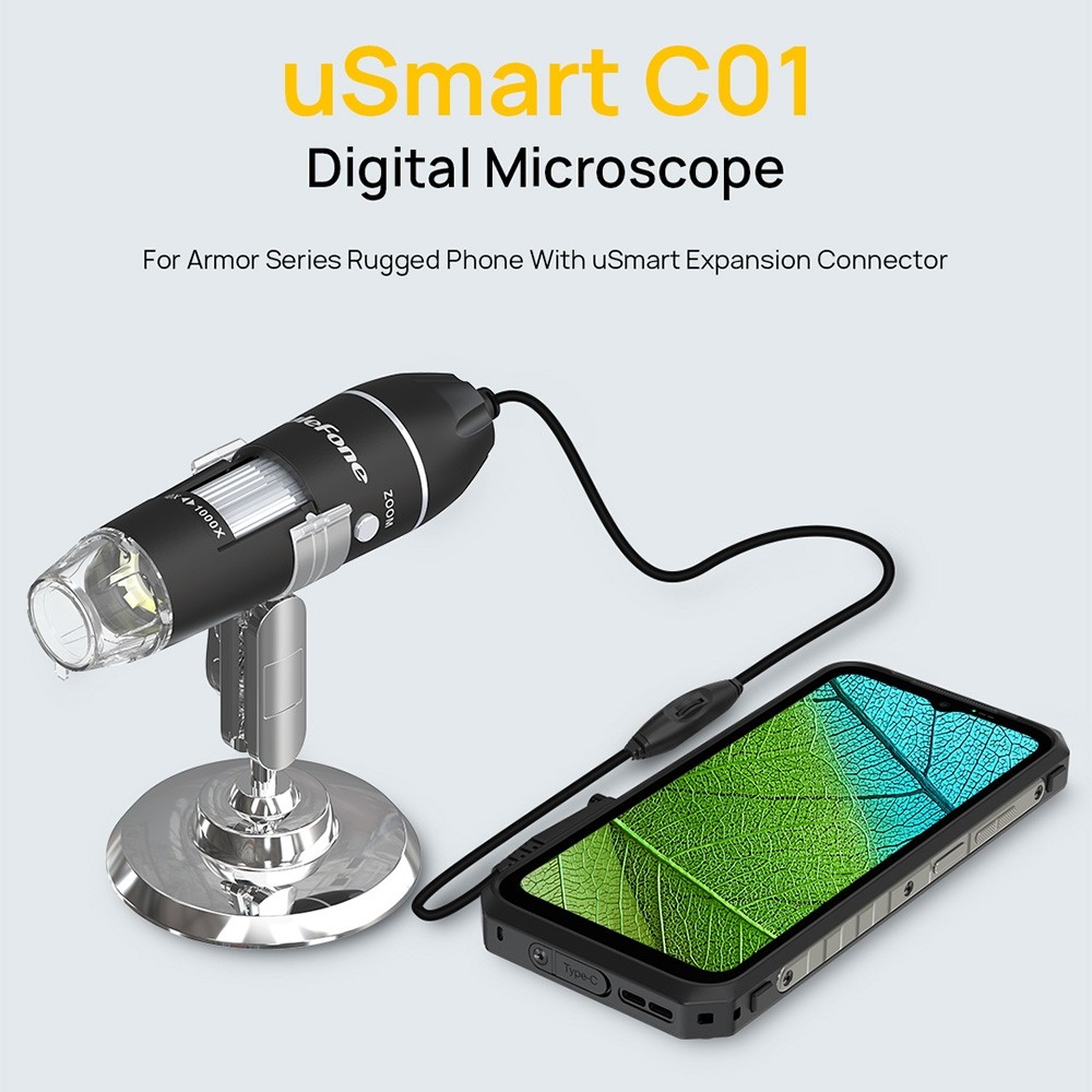 Ulefone uSmart C01 Wired Digital Microscope For Ulefone Armor 28 Series For Ulefone Armor Series