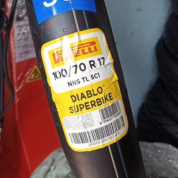 BAN PIRELLI DIABLO SUPERBIKE 100/70 R 17