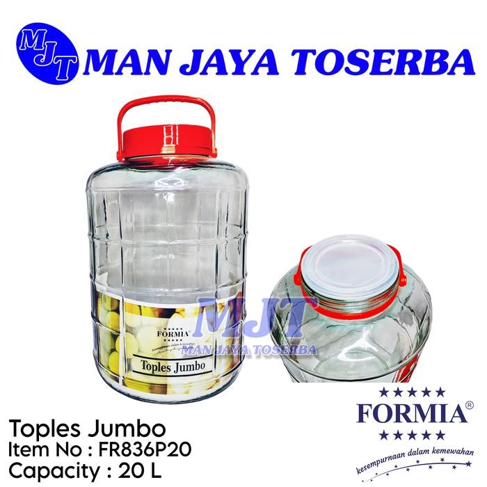 Toples Kaca / Toples Arak / Toples Obat / Toples Asinan 20liter