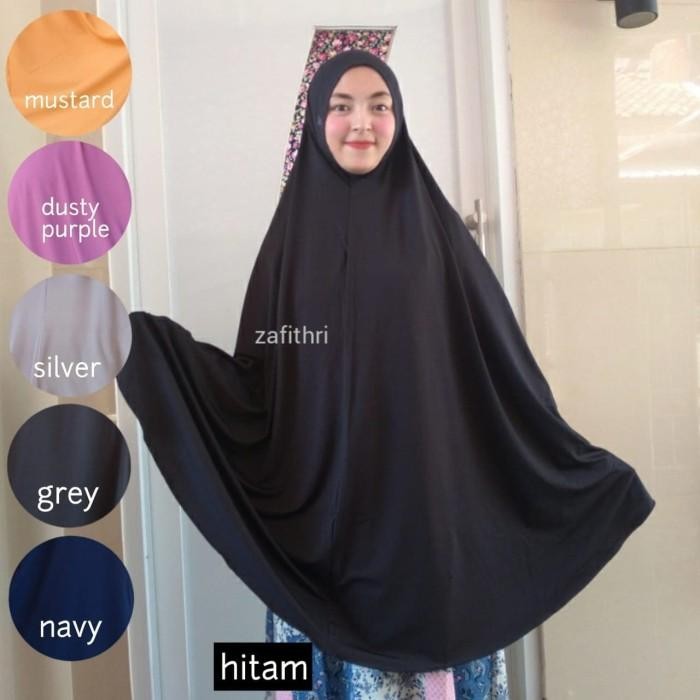 (Good) Jilbab Super Jumbo Jersey / Jilbab Non Pet Jumbo Polos