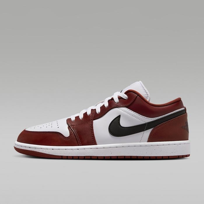 Nike Air Jordan 1 Low SE Sneakers White Dark Pony Black Original Authentic