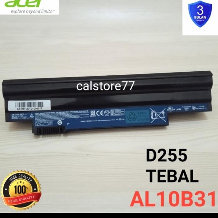 Baterai Batre Acer Aspire One 522 722 D260 D270 D255 D257 D270 tebal