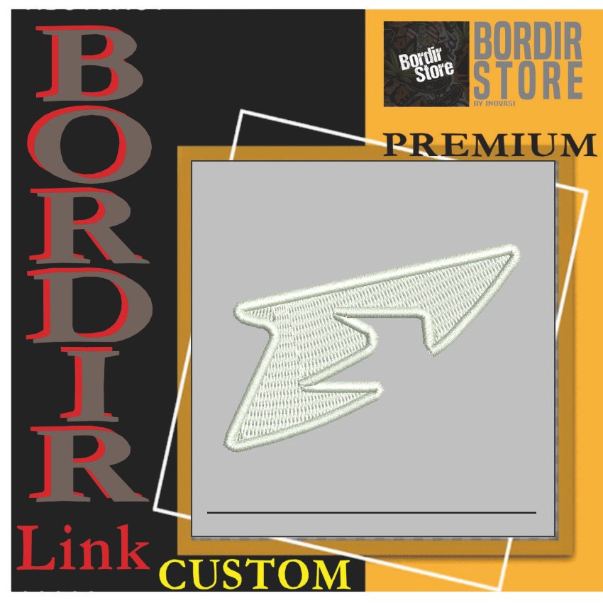 ERSPO LOGO JERSEY TIMNAS BS-1598 PATCH BORDIR LOGO/EMBLEM