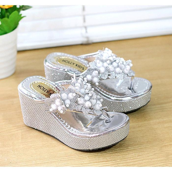 Kuroshiro Kids - Sandal Anak Perempuan Jepit Anggur Sepatu Fashion Cantik Karet Kaki Sandal Jinjit