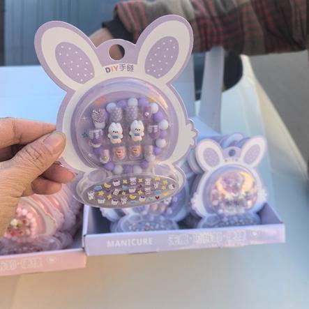 Bisa Gosend Nail Art Kuku Anak Stiker Kuku Anak Kuku Palsu Anak Fake Nail Art