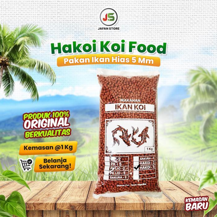 HAKOI - 5 PAKAN IKAN KOI KEMASAN PREMIUM
