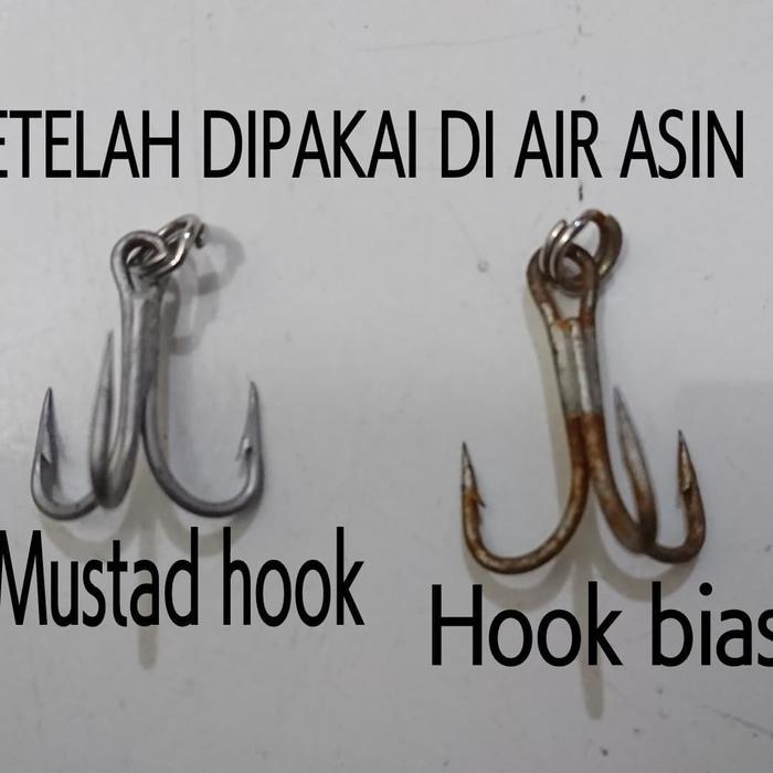 Mustad Treble Hook No.1 #Gratisongkir