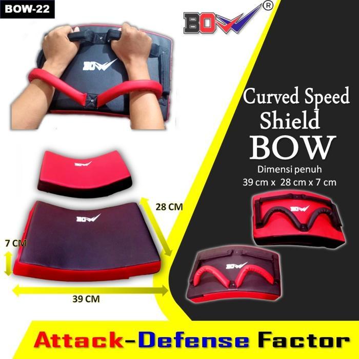 Target Box Bow Speed Shield Kotak Kecil Melengkung Tendangan Taekwondo
