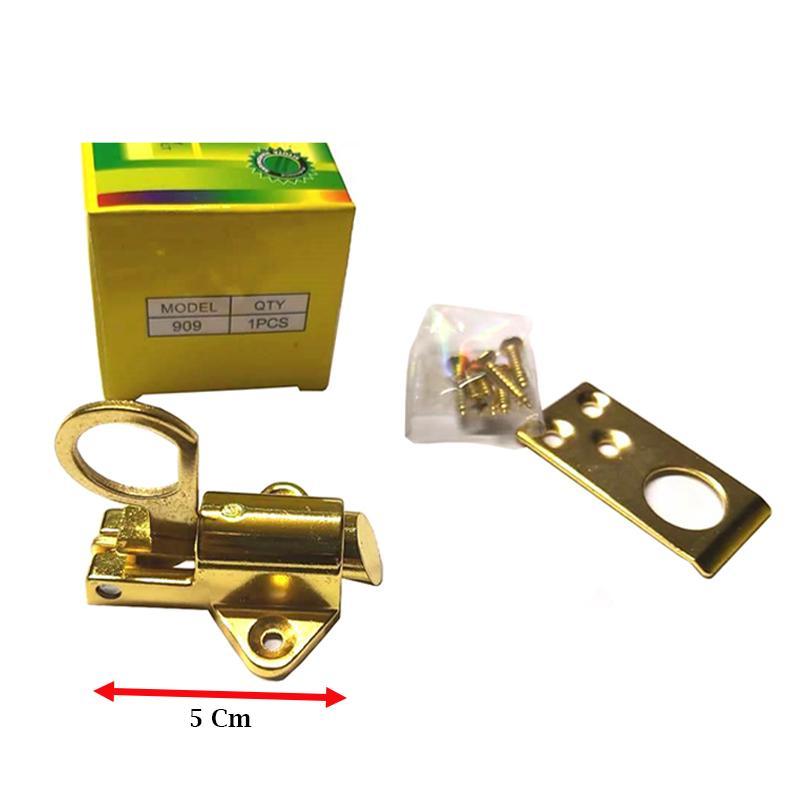 DDS480 - Grendel Kodok Babet Spring Knip Gold Holy Grendel Jendela Spring Knife Selot Pintu Slot Jen