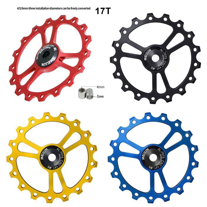 Pulley Rd Bearing Ceramic Keramik 15T Meijun Sepeda Lipat Mtb Loncer