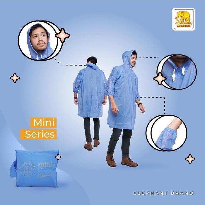 Jas Hujan Ponco Mini Raincoat Elephant Brand