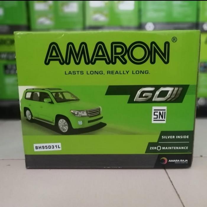Aki Baterai Kering Amaron Go 95D31L/Bh95D31L Pajero Sport Grs 6 Bln