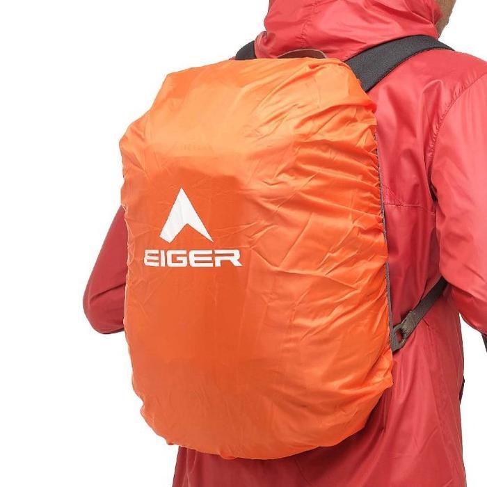 Penutup Tas Ransel Eiger Rain Cover Small Durable 20-25L Color Orange