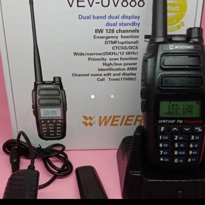 HT WEIRWEI UV-888 DUALBAND 10WATT ORI WEIRWEI UV 888 UV888 10WAT