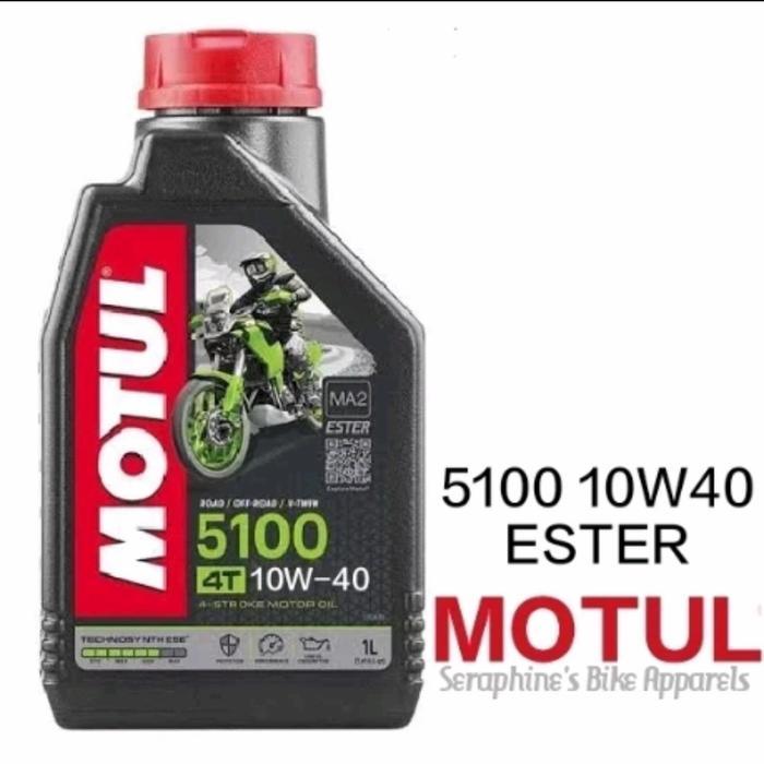 Paket Motul 5100 10W40 +Filter Oli Denso Ninja 250Fi Z250Fi Versys Er6