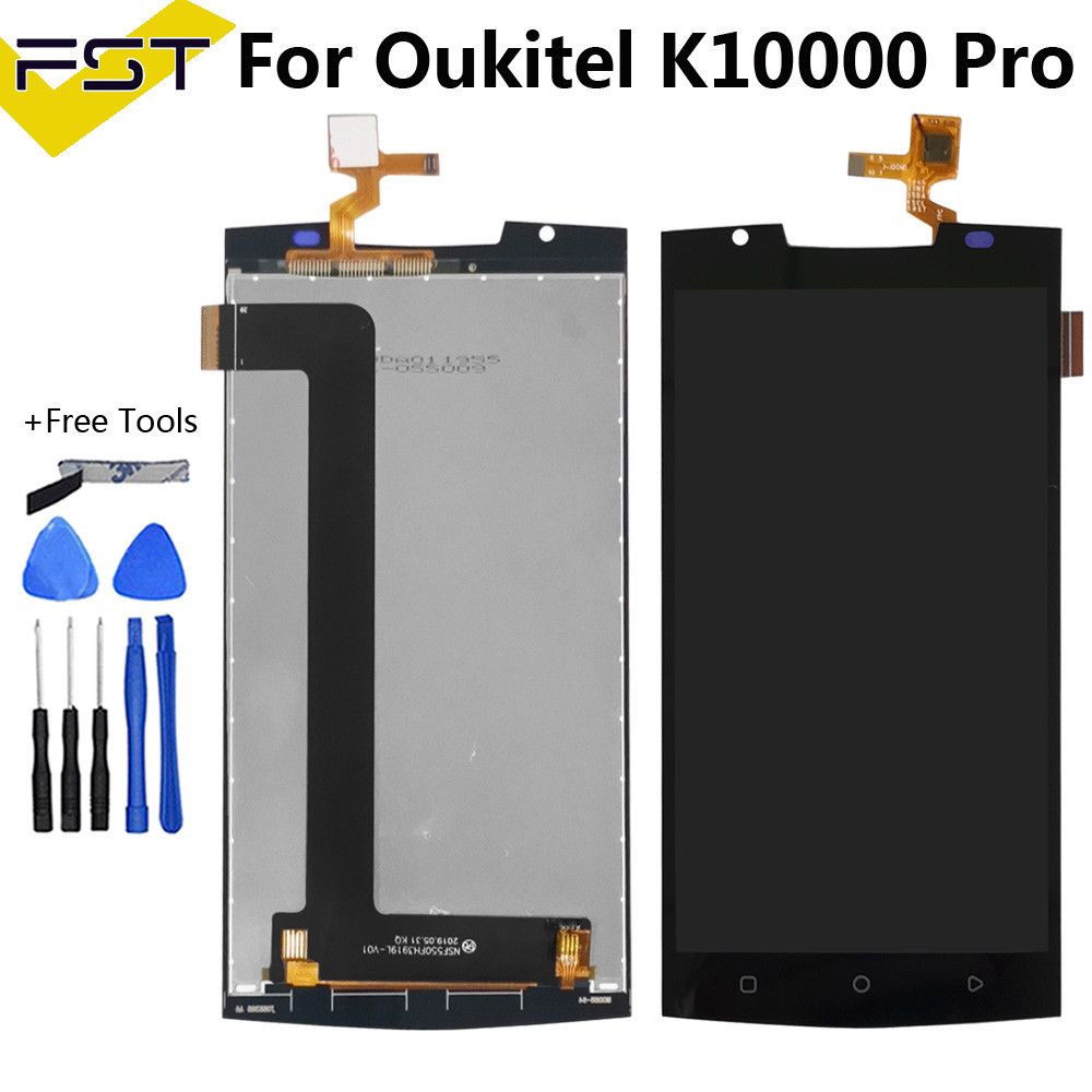 5.5 Inch For Oukitel K10000 Pro LCD Display +Touch Screen Digitizer Assembly Replacement lcd k10000 