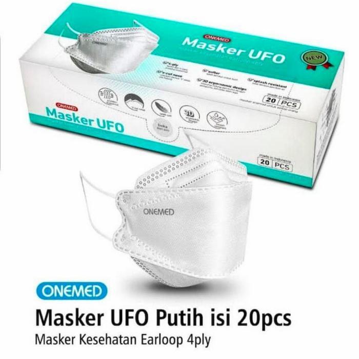 d95o- Masker Ufo Onemed / Masker Medis Onemed Kf94