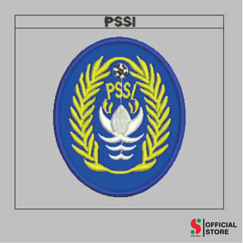 SPORT-445 PATCH BORDIR KOMPUTER LOGO/EMBLEM PSSI