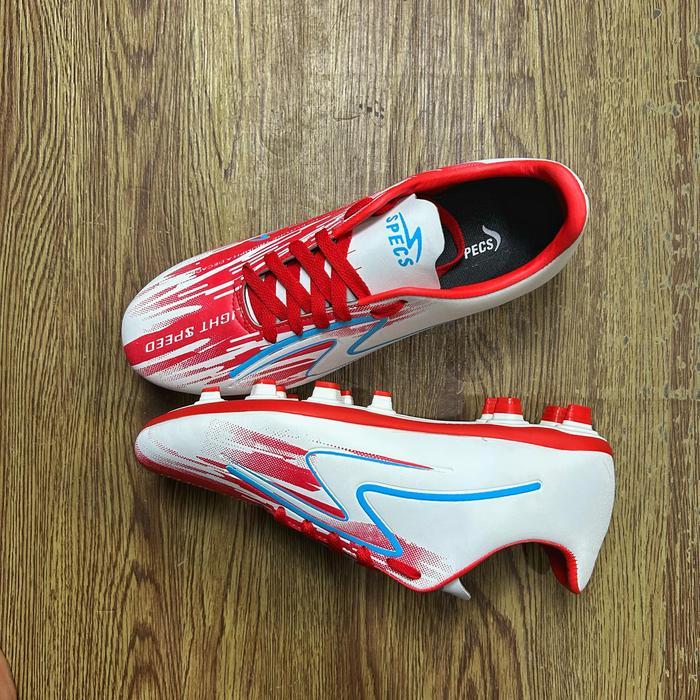 SPECS SEPATU BOLA LS REBORN META LIGHTSPEED - BAHAN KULIT SINTETIS & OUTSOLE PU KARET MENTAH - SIZE