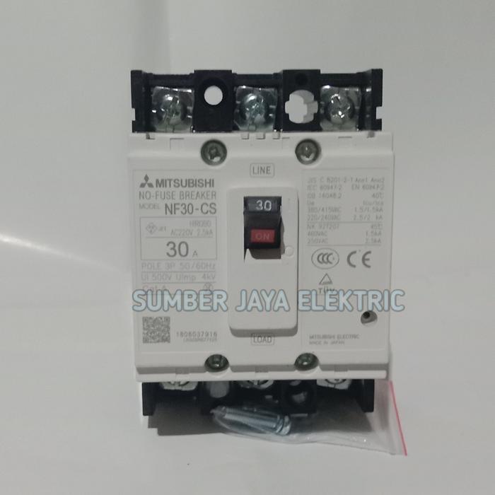 TERBARU MCCB NFB MITSUBISHI NF30-CS 3P 30A MCCB NFB NF30CS 30A