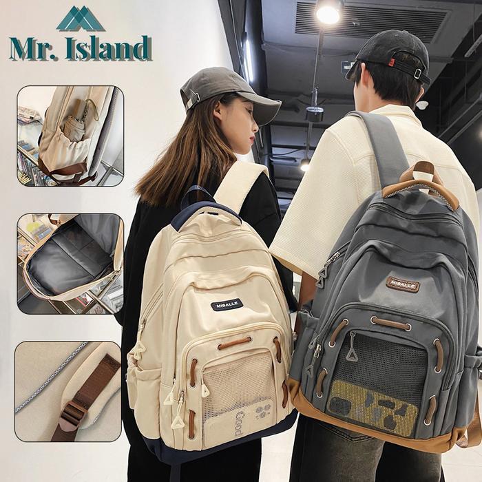 Eiger T- Kapasitas Besar Tas Ransel Pria Tahan Air Tas Sekolah Wanita Kapasitas Besar Tas Travel