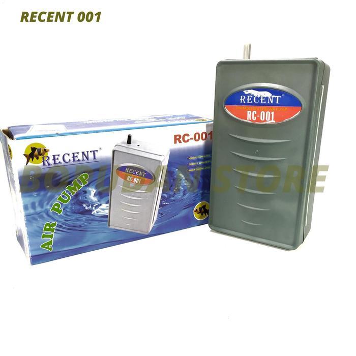 MESIN AERATOR POMPA GELEMBUNG UDARA DC BATERAI AQUARIUM RECENT RC 001