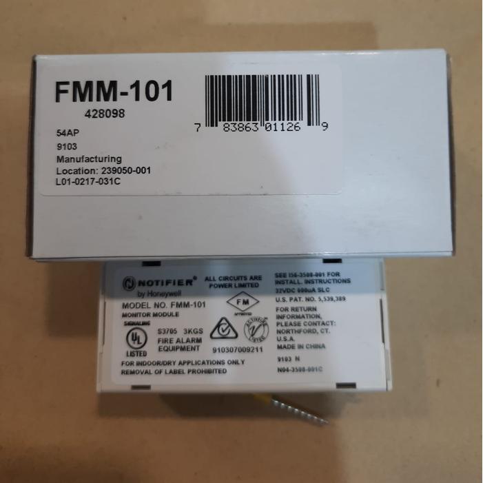 TERMURAH MINI MONITOR MODULE NOTIFIER FMM-101 / MODULE FMM101 NOTIFIER
