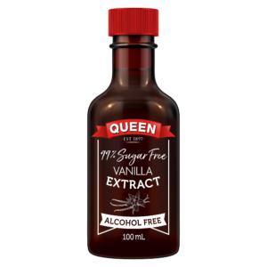 Queen 99% Sugar Free & Alcohol Free Vanilla Extract Perasa Kue Natural Vanilla Ekstrak Kue Dessert