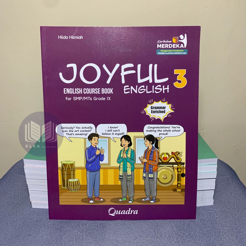 Joyful English Kelas 9 SMP/MTs Penerbit QUADRA - Kurikulum Merdeka