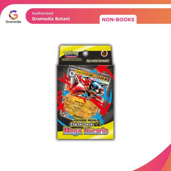 Gramedia Bogor - Pokemon Game Kartu Koleksi Deck Mega Lucario - Starter Deck Ex Mega Lucario