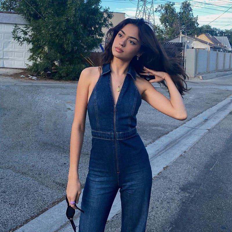 PAULA denim jumpsuit woman premium / casl playsuit / korean summer set / beachwear bali / jumpsuit