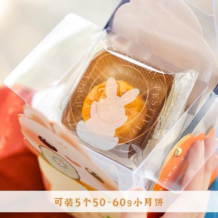 Bisa Grab Kotak Mooncake Isi 2 K9208 Dus Kue Bulan Sincia Box Packaging