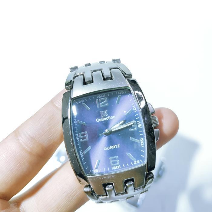 Jam Tangan Quartz Iik Collection Water Resistant Stainless Steel Sekon Kondisi Baik