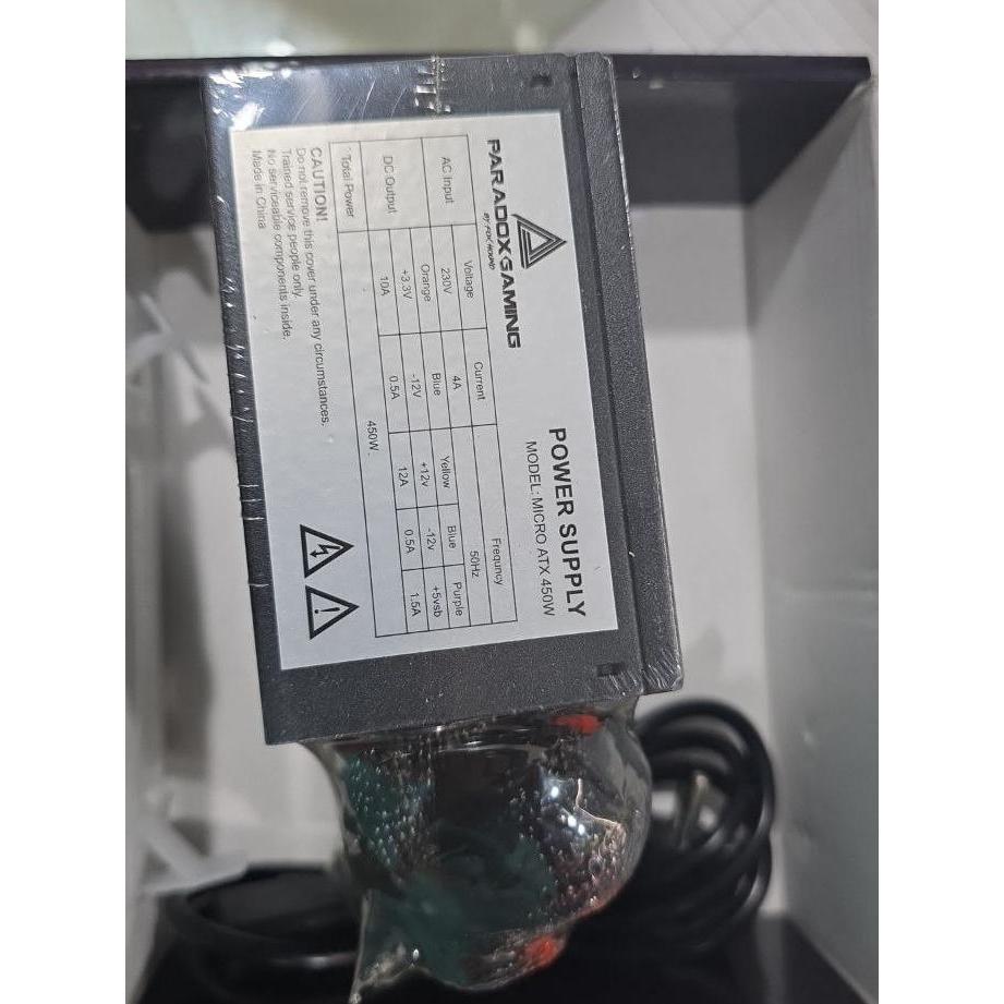 TERLARIS POWER SUPPLY PARADOX GAMING TARTARUS 450WATT SFX - PSU SFX ITX 450W