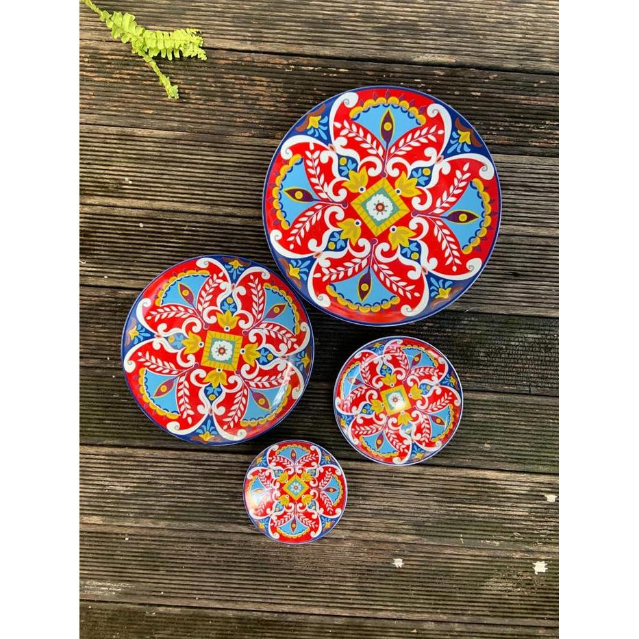 Set Walldecor Piring Keramik Maroko/Pajangan Dinding/FREE KAWAT GANTUNG