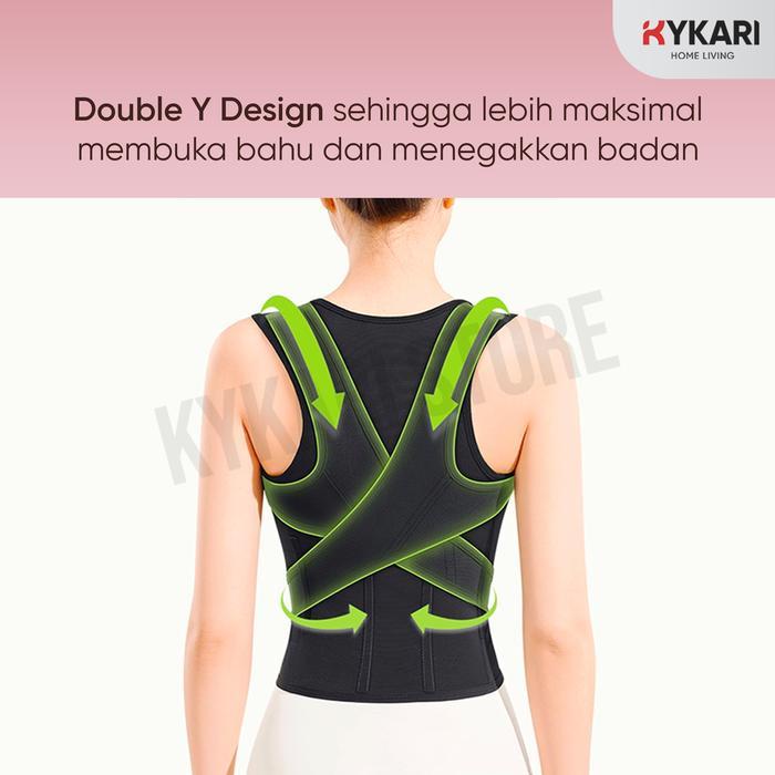 Terbaru Kykari U9 Posture Corrector Untuk Wanita Pria & Anak - Korektor Postur Punggung Bahu Alat