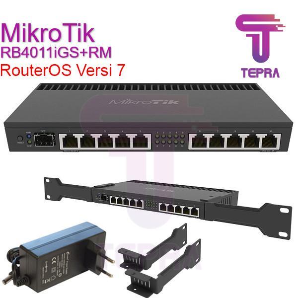 New Mikrotik Rb 4011 Igs + Rm Rb4011Igs+Rm