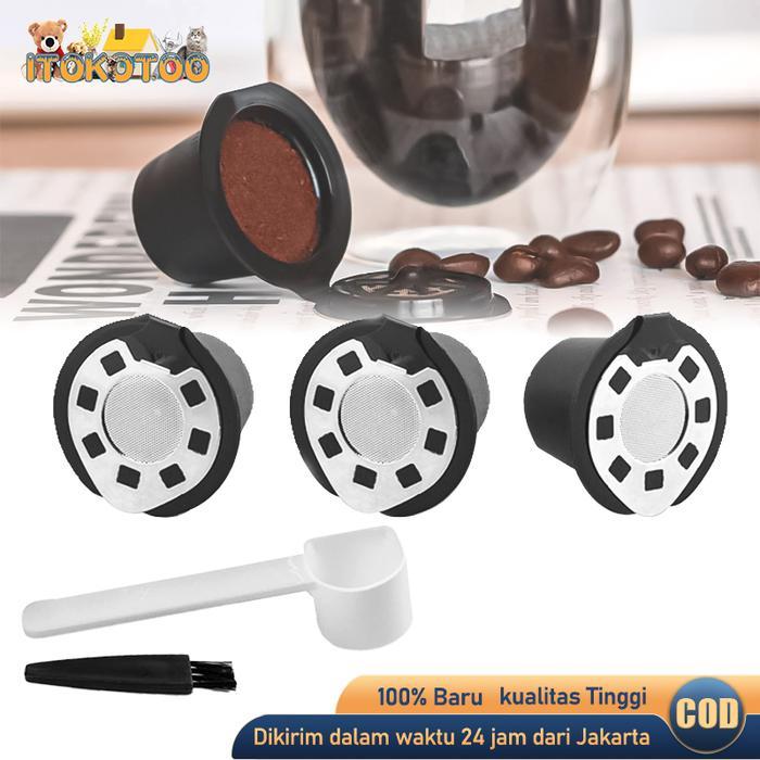 Refillable Reusable Coffee Capsule Stainless Refill Capsule Nespresso