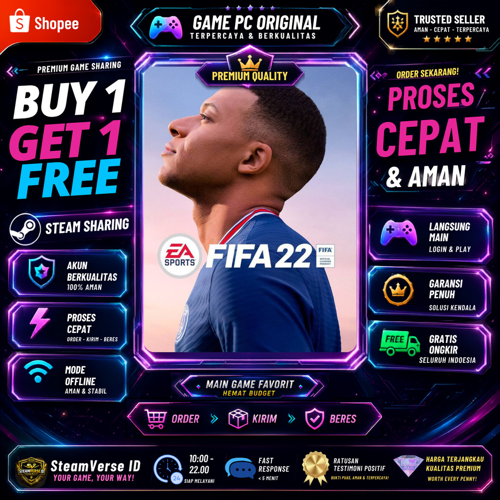 FIFA 22 | Steam Share Premium Buy 1 Get 1 Free