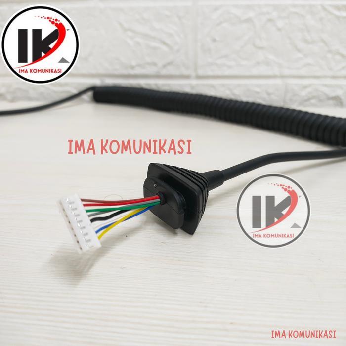 Everystr- Alinco Kabel Spiral Mic Ems53/57 Untuk Dr-135 Dr-620 Dr-635 Mudah Dipasang 8 Pin