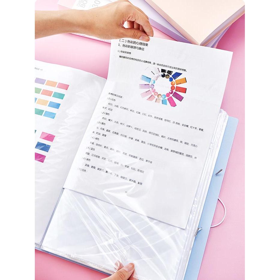 Flash Sale Map Dokumen Aesthetic A4 Map Folder F4 Clear Holder Document Keeper/Map Plastik Dokumen -