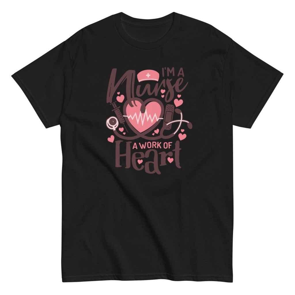 Kaos Oversize Feminim Perawat Hati, Lengan Pendek, Original Murah