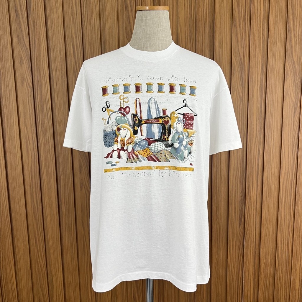 Kaos Oversize Kasual Vintage Kelinci Boneka 90an, Original Murah