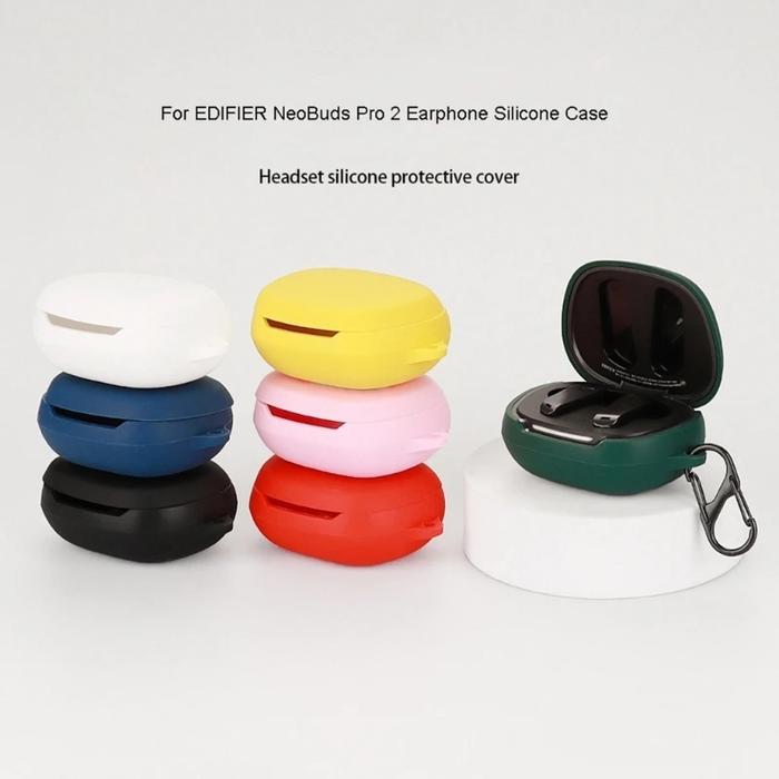 CASE CASING COVER SILICONE EDIFIER NEOBUDS NEOBUDS PRO 2 + CARABINER READY STOCK