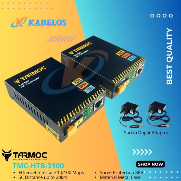 DISKON TARMOC HTB3100 AB HTB3100AB HTB 3100AB SINGLEMODE MEDIA CONVERTER