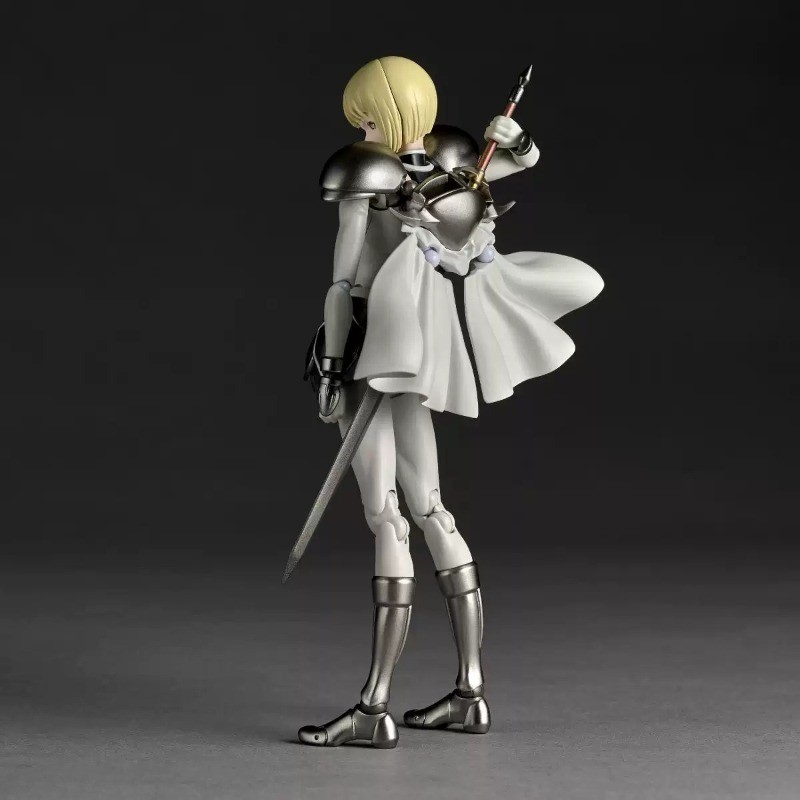 Revoltech Amazing Yamaguchi Clare Claymore Anime Figure, Articulated Movable Doll, Collection Model