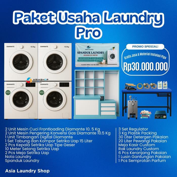 TERMURAH Paket Usaha Laundry PRO Cocok Untuk Pemula Laundry