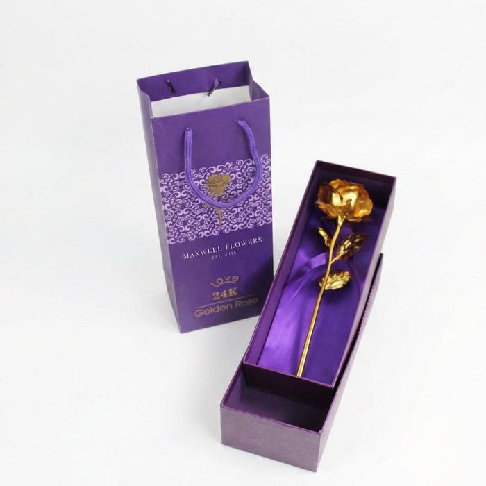 Bunga Lapis Emas Terbatas Maxwell Flowers