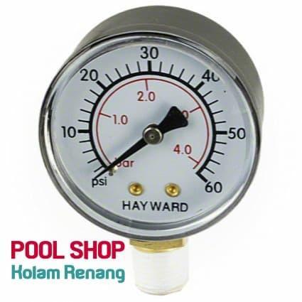 Pressure Gauge Hayward / Manometer Kepala Filter Hayward